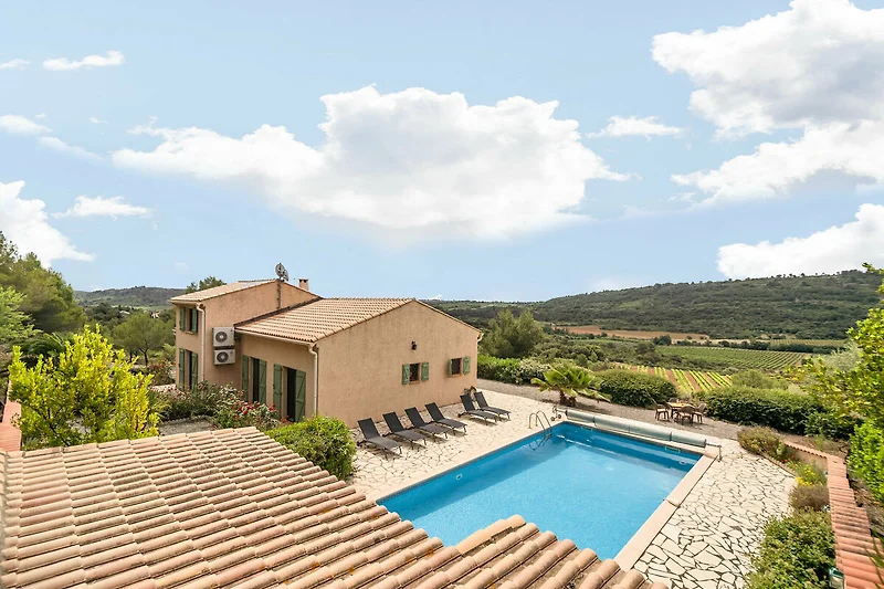 Schwimmbad des Ferienhauses
