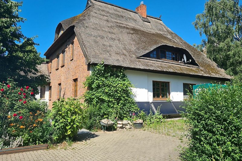 Außenseite Ferienhaus (Sommer)