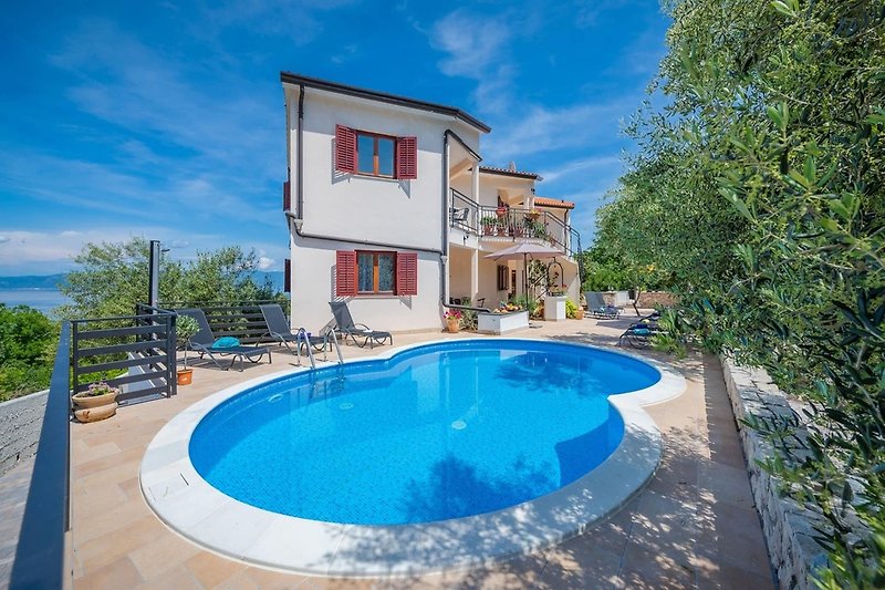 Exterieur vakantiehuis (zomer)