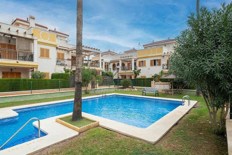 Schwimmbad des Ferienhauses