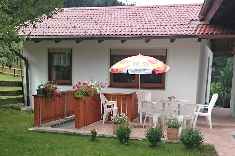 Exterieur vakantiehuis (zomer)