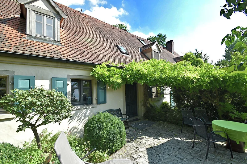 Außenseite Ferienhaus (Sommer)