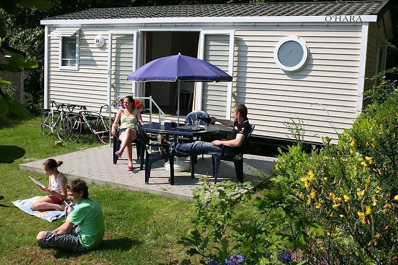 Exterieur vakantiehuis (zomer)