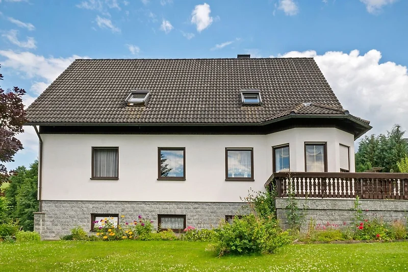 Exterieur vakantiehuis (zomer)