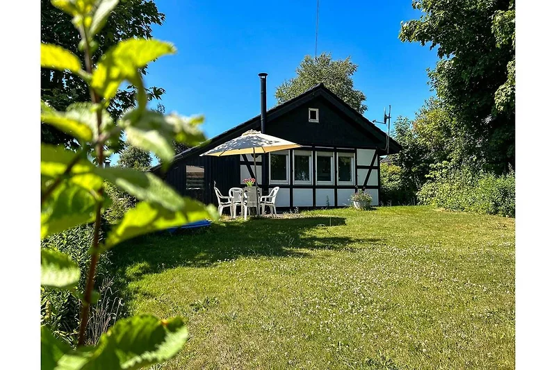 Außenseite Ferienhaus (Sommer)