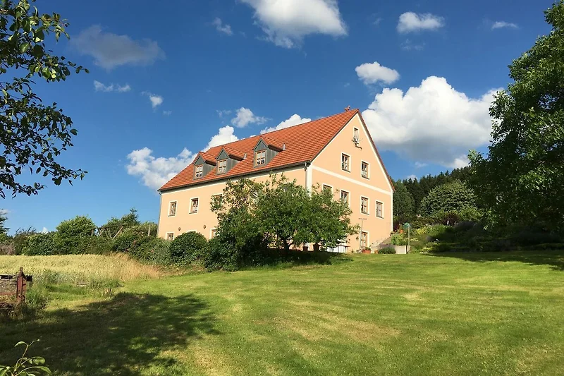 Exterieur vakantiehuis (zomer)