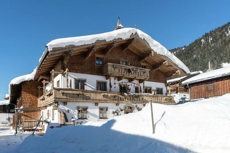 Exterieur vakantiehuis (winter) Exterieur vakantiehuis (winter)