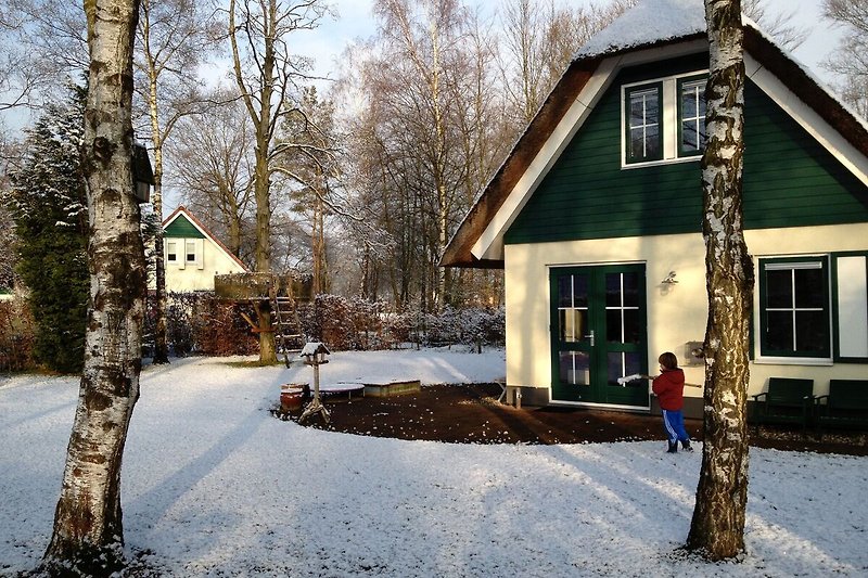 Aussicht vom Ferienhaus (Winter)