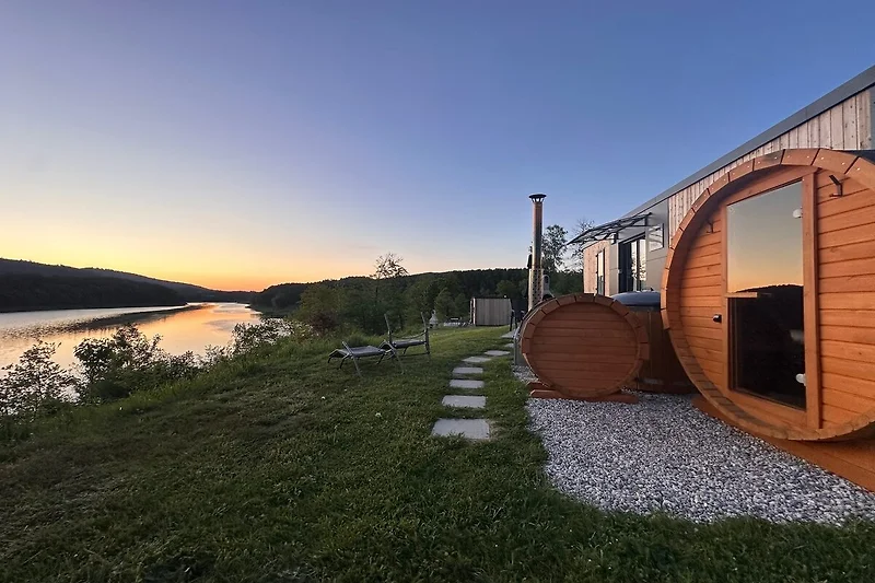 Exterieur vakantiehuis (zomer)