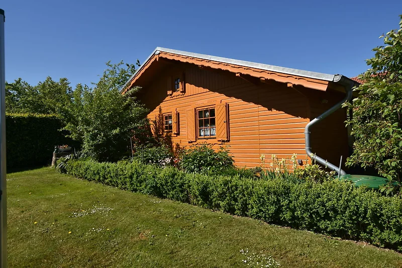 Außenseite Ferienhaus (Sommer)