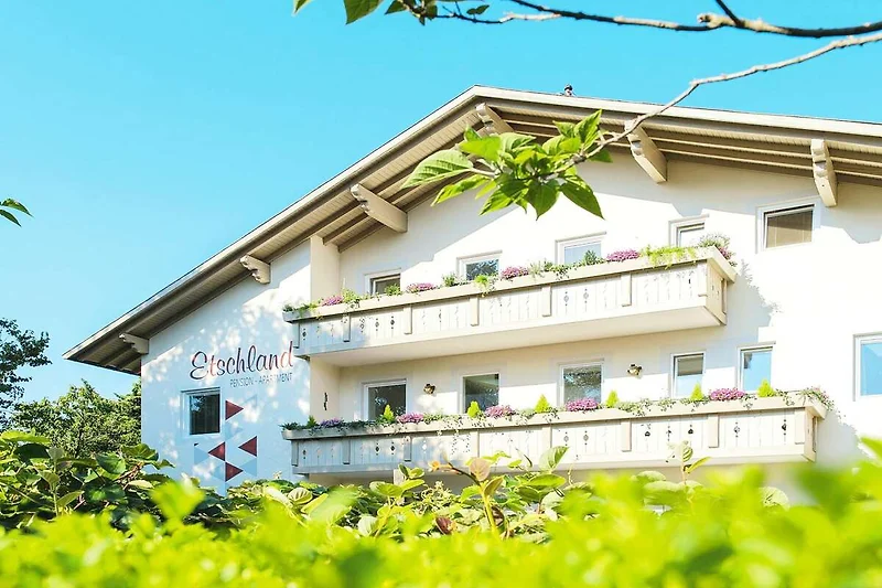 Außenseite Ferienhaus (Sommer)