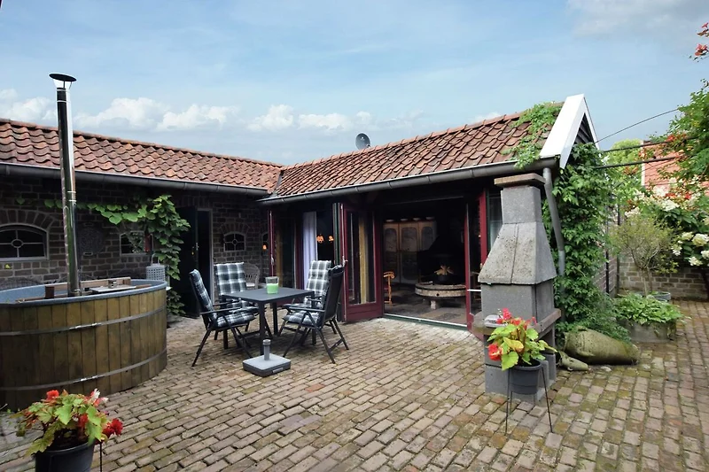 Exterieur vakantiehuis (zomer)