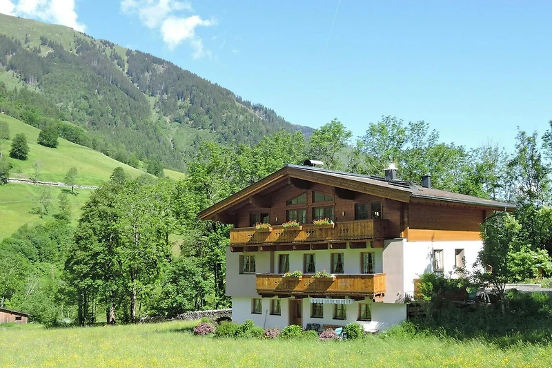Außenseite Ferienhaus (Sommer)