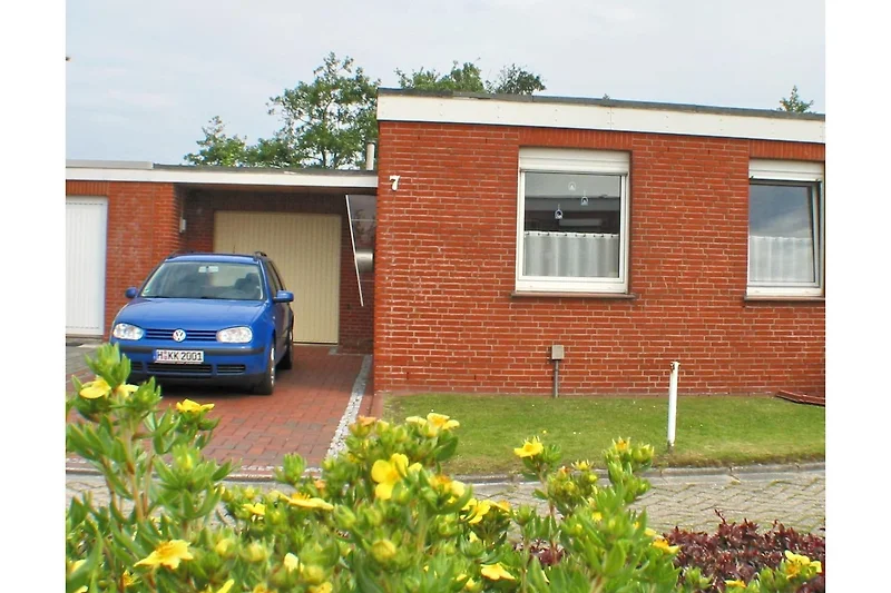 Außenseite Ferienhaus (Sommer)