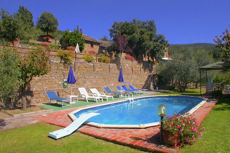 Schwimmbad des Ferienhauses