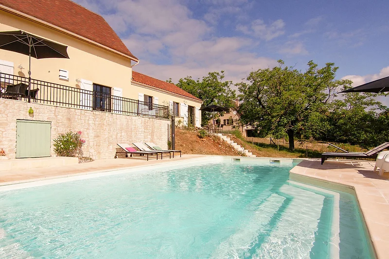 Schwimmbad des Ferienhauses