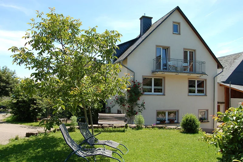Exterieur vakantiehuis (zomer)