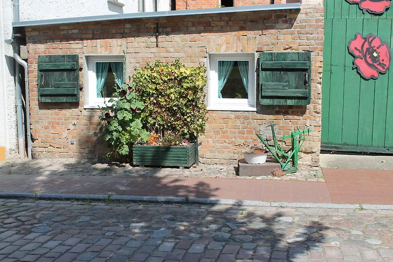 Außenseite Ferienhaus (Sommer)