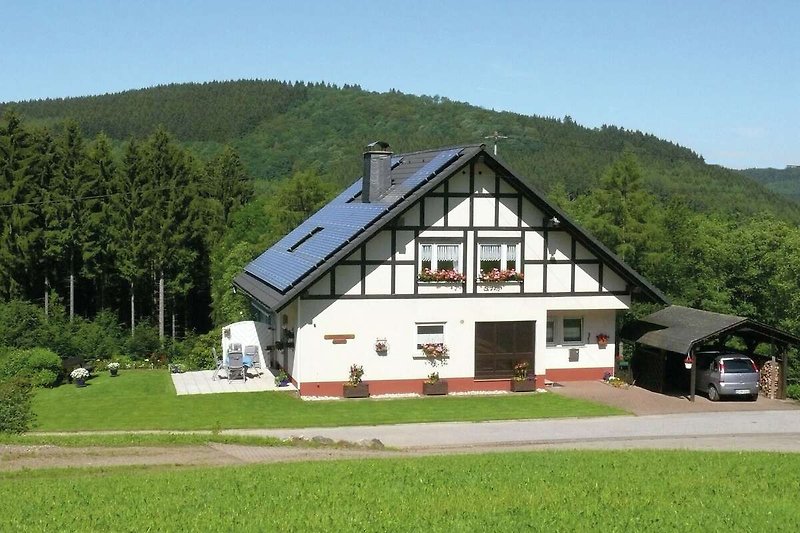 Exterieur vakantiehuis (zomer)