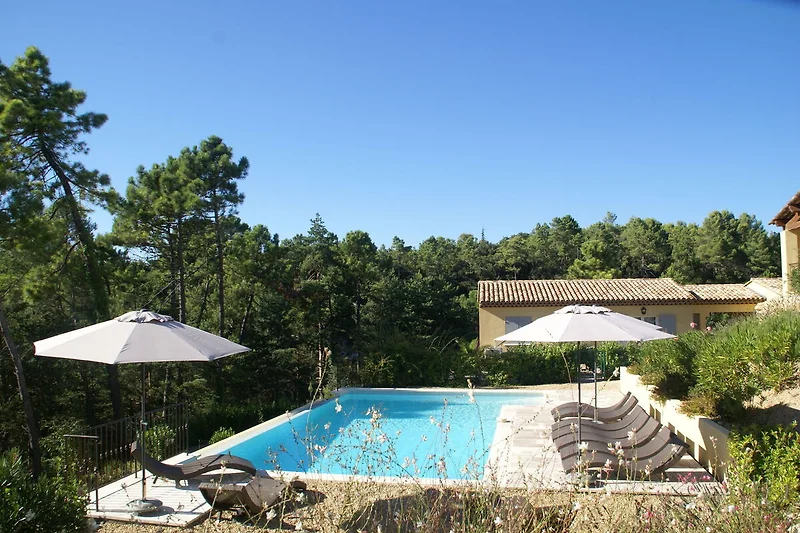 Schwimmbad des Ferienhauses