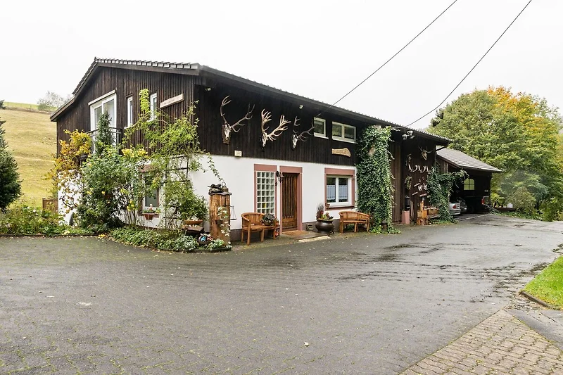 Exterieur vakantiehuis (zomer)