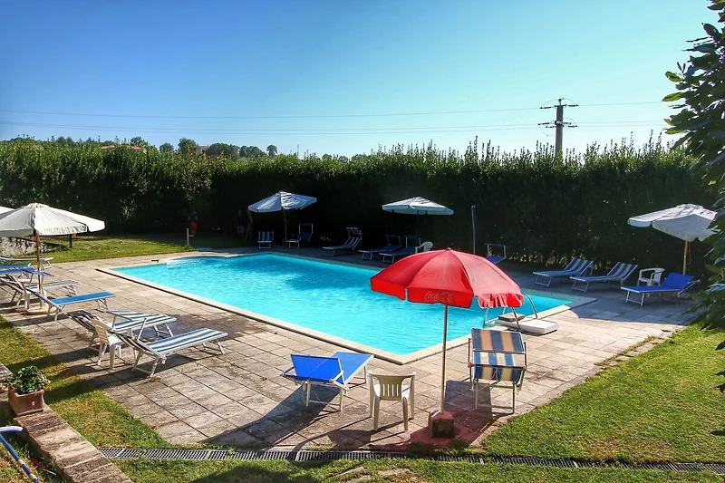 Schwimmbad des Ferienhauses