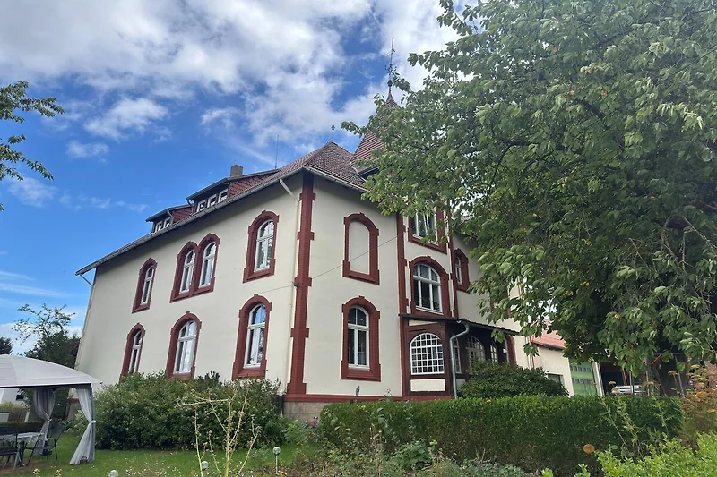 Außenseite Ferienhaus (Sommer)