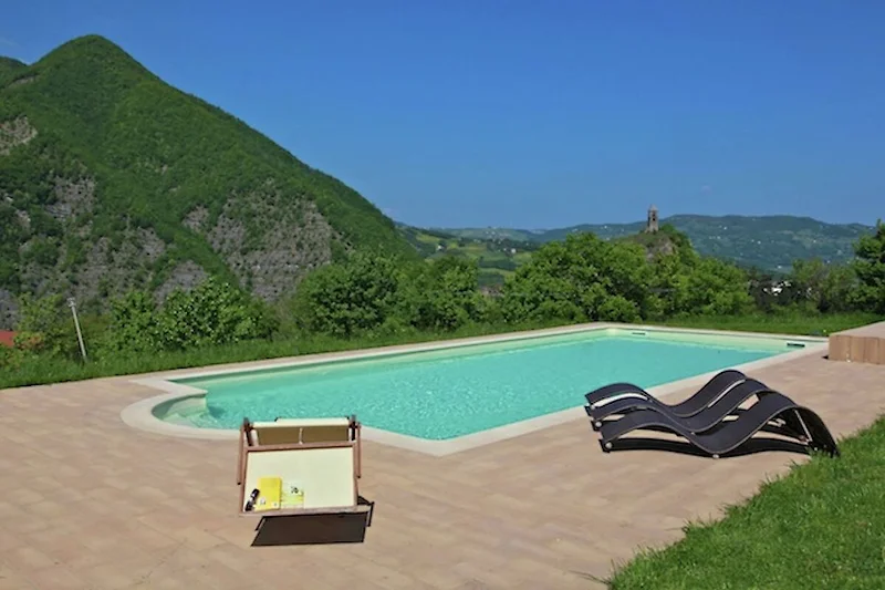Schwimmbad des Ferienhauses