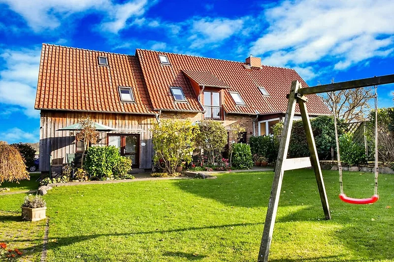 Exterieur vakantiehuis (zomer)