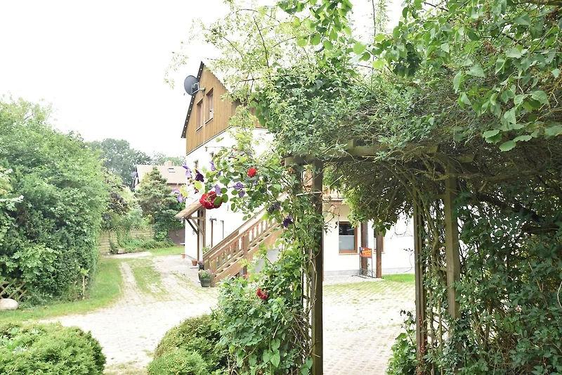 Exterieur vakantiehuis (zomer)