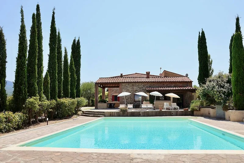 Schwimmbad des Ferienhauses