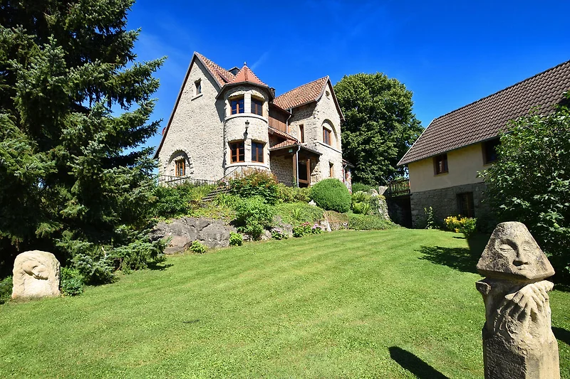 Exterieur vakantiehuis (zomer)