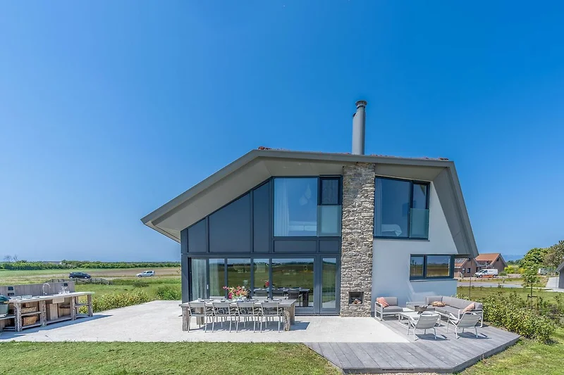 Exterieur vakantiehuis (zomer)