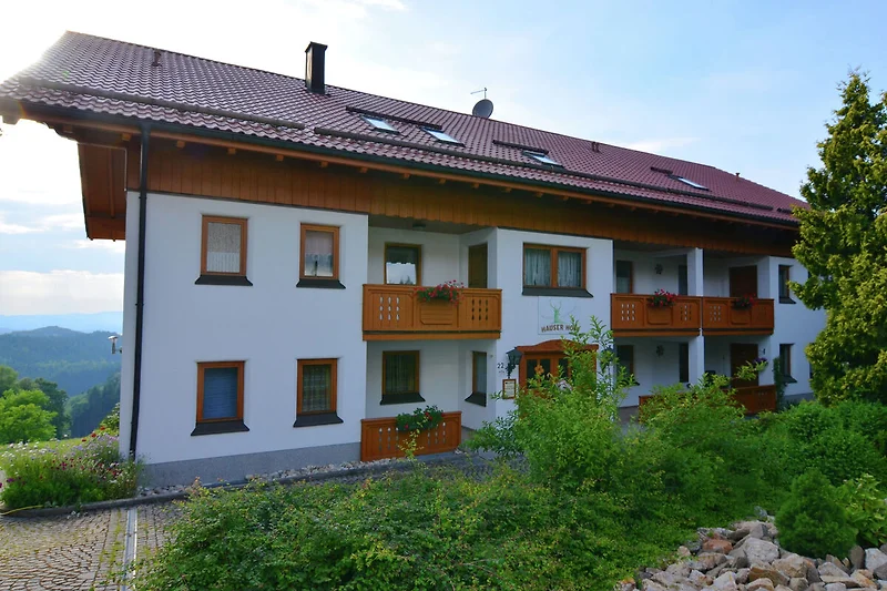 Außenseite Ferienhaus (Sommer)