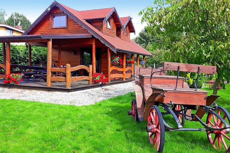 Außenseite Ferienhaus (Sommer)