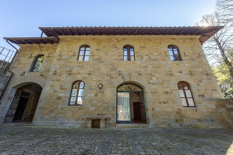 Außenseite Ferienhaus (Sommer)
