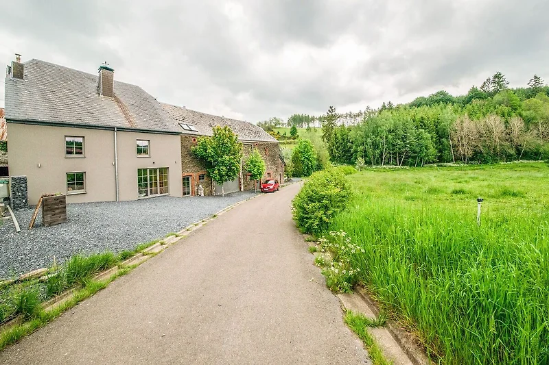 Außenseite Ferienhaus (Sommer)