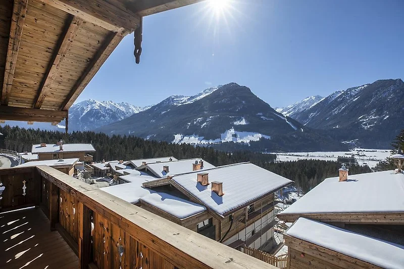 Aussicht vom Ferienhaus (Winter)