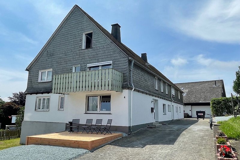 Exterieur vakantiehuis (zomer)