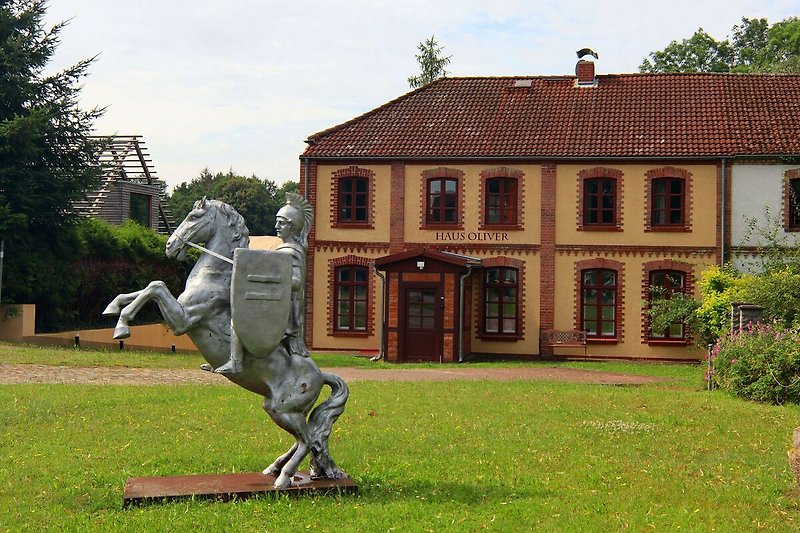 Außenseite Ferienhaus (Sommer)