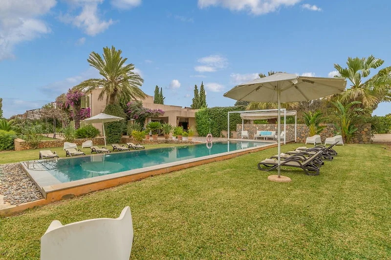 Schwimmbad des Ferienhauses
