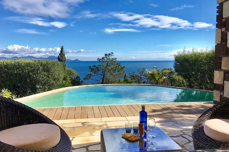 Schwimmbad des Ferienhauses