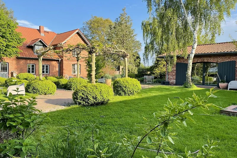 Exterieur vakantiehuis (zomer)