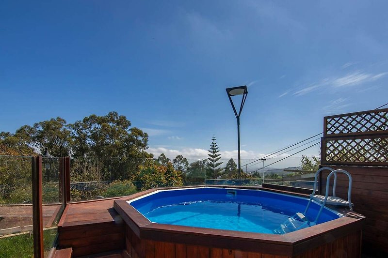 Schwimmbad des Ferienhauses