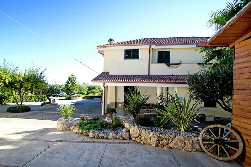 Außenseite Ferienhaus (Sommer)