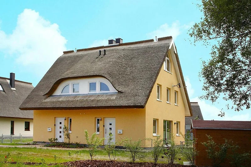 Exterieur vakantiehuis (zomer)