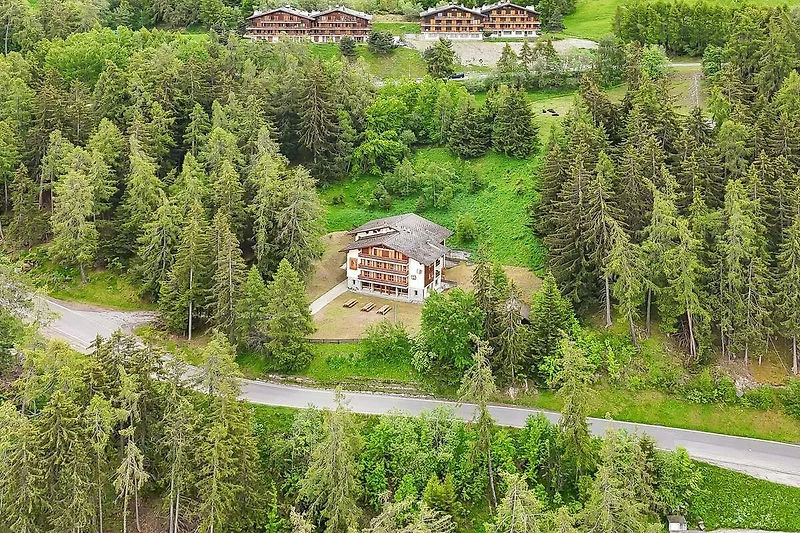 Außenseite Ferienhaus (Sommer)