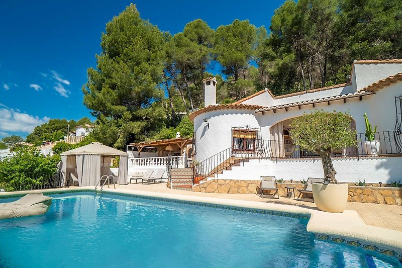 Schwimmbad des Ferienhauses