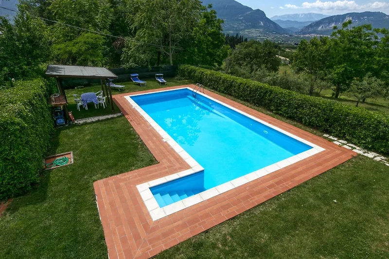Schwimmbad des Ferienhauses