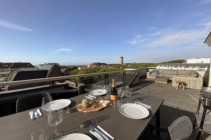 Aussicht vom Ferienhaus (Sommer)